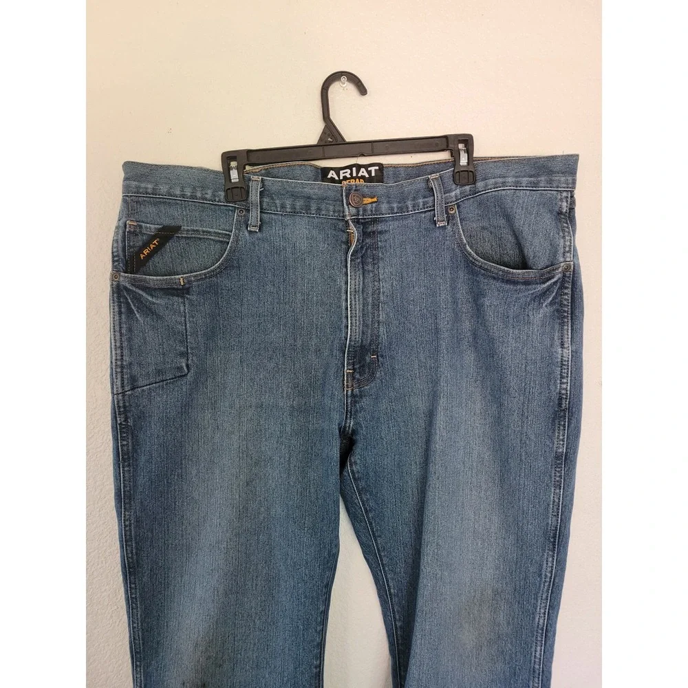 Ariat Rebar M4 Low Rise Boot Cut Jeans Denim Men's Size 40x32 #14‎